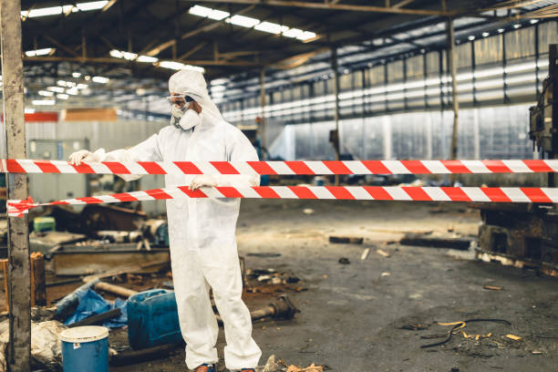 Professional Infectious Disease Decontamination technician working in Fremont, NH
